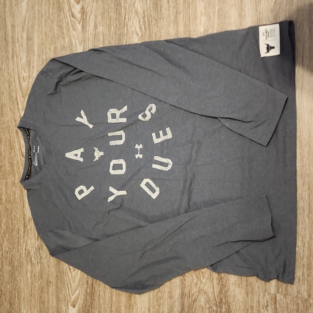 Mens Under Armour Project Rock Pay Your Dues Long Sleeve Shirt